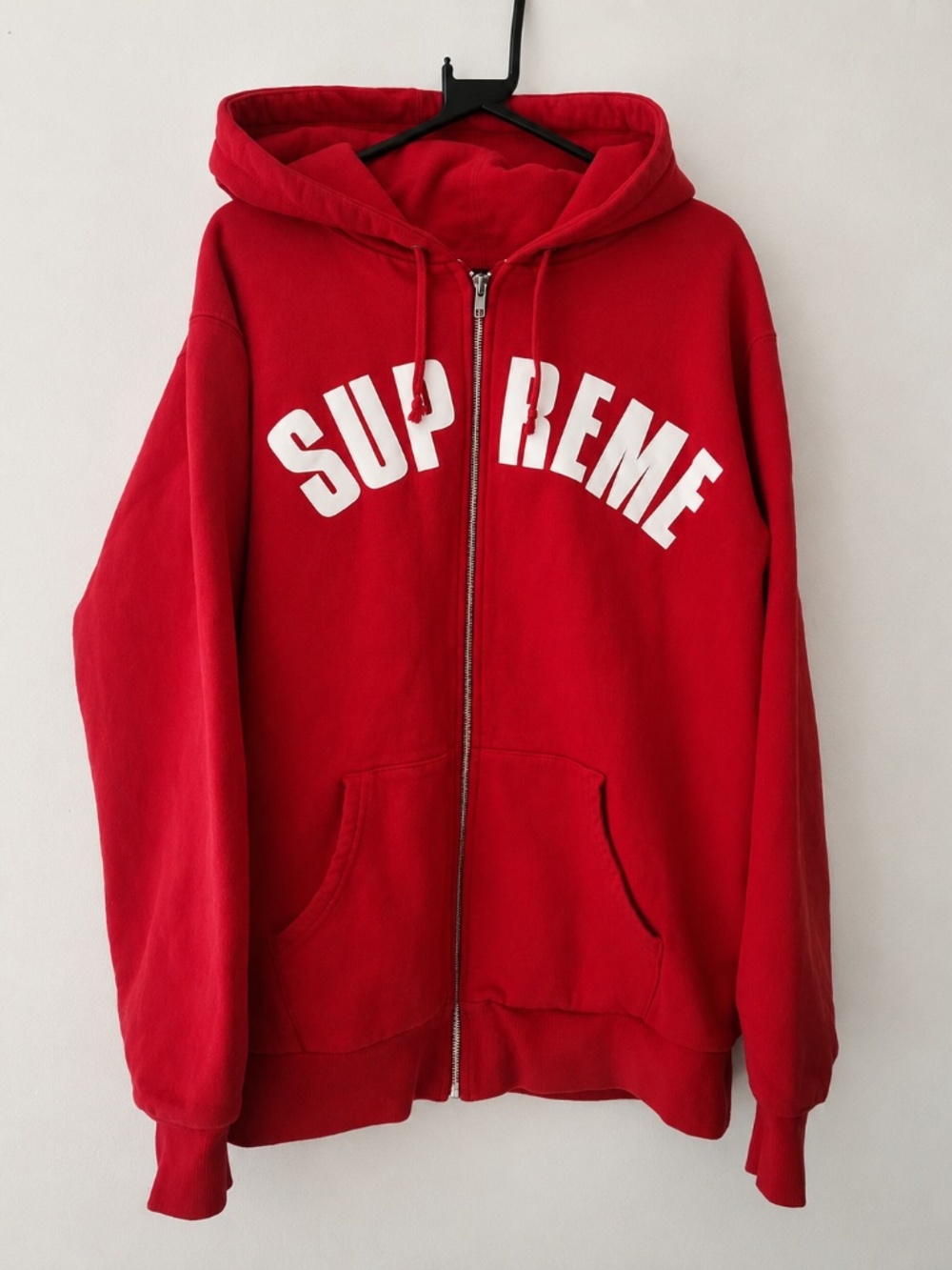 Supreme AW24 Arc Thermal Zip Up Hoodie — Red | XL